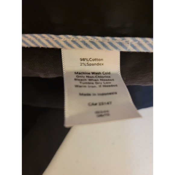 Talbots Signature Black Mid Rise Career Casual Cropped Pants Women's Size 14 - Picture 10 of 10